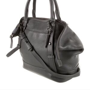 Manage grey slouchy raffie tote shoulder bag